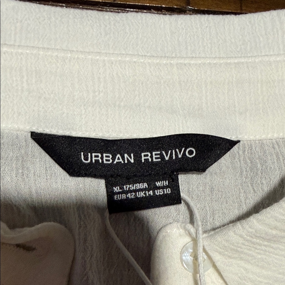 Urban Revivo White Women's Blouse - Classic Button Front